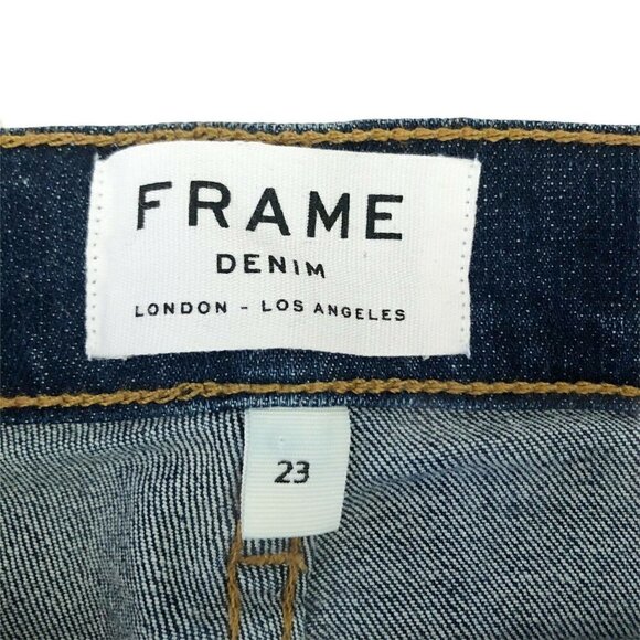 Frame Denim Le High Skinny Walgrove Distress Jeans - Picture 5 of 10